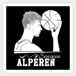 Alperen Sengun | white retro Sticker